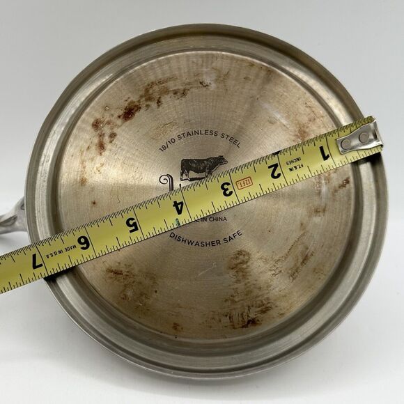 L'epicure Teapot Tea Kettle with Lid 18/10 Stainless Steel 2.5 Qt Handle Spout - Picture 6 of 7